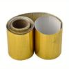 1 PC Gold Thermal Exhaust Tape Air Intake Heat Insulation Shield Wrap Reflective 2021 Aluminum Fiberglass Heat Shield Wrap Tape
