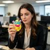 Cartoon Face Stress Ball Anxiety Relieving Moldable Dog Face Squeeze Toy Slow Rising Soft Stretchy Hand Relaxing Sensory Fidget Toy