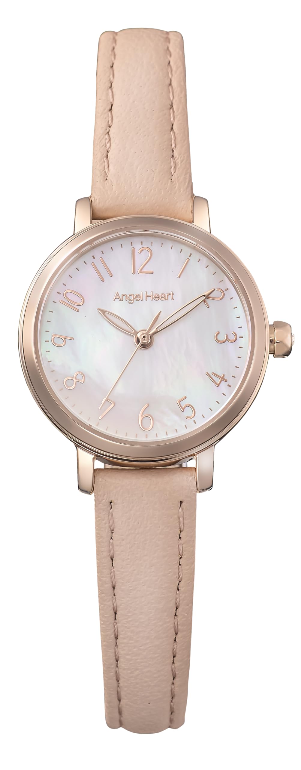 Angel Heart Flowery Time Watch Solar 30m Water Sapphire White Pearl Stainless Steel Women s OA25P-PK-AM, Battery, Resistance, Crystal, Dial,