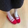 Retro Mary Jane shoes, women's skirts are fashionable and versatile, and the new French outer wear in summer 2025 is matched with casual small single 