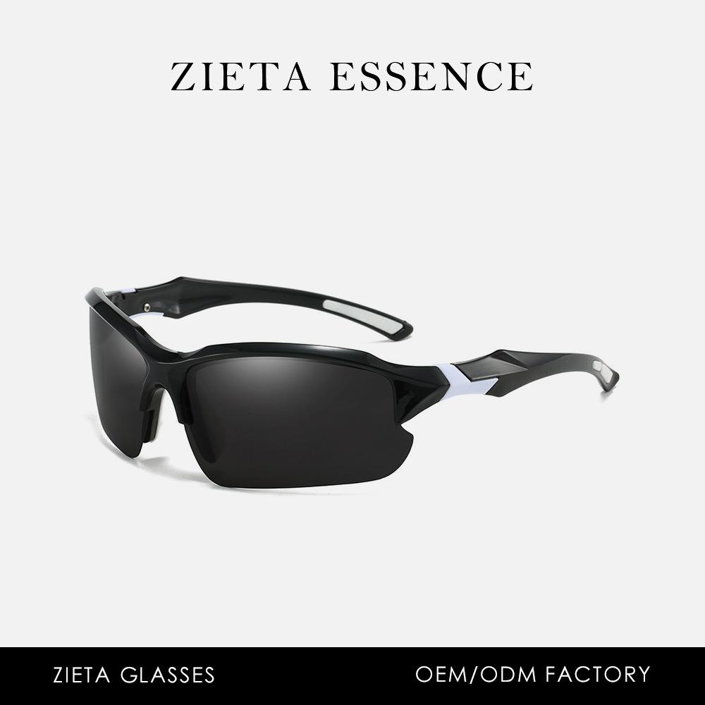 Polarized Half-Frame Lightweight Sunglasses Outdoor Cycling Fishing Goggles Colorful Sunscreen Sunglasses