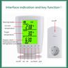 TS-2000 LCD Display Wireless Temperature Control Socket Heating and Cooling Program Thermostat Temperature Range 0-60 ° C EU/US