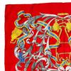 HERMES Calle 90 scarf Red Women LE MORS À LA CONNÉTABLE (The elegance of the bridle) used