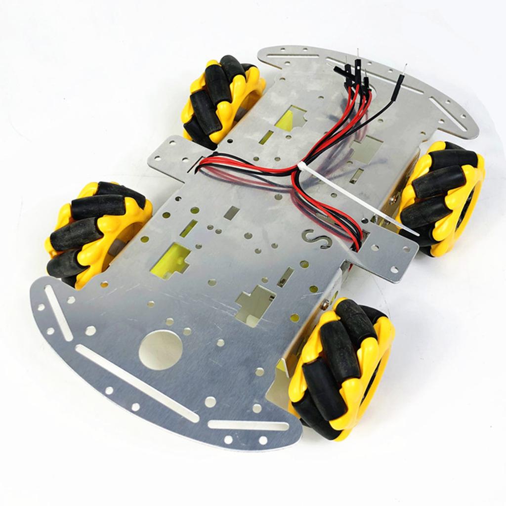 Robot Kit 4WD Omnidirectional Wheels Intelligent Car