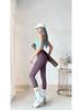 Lulu Elastic Fitness Pants: Women's Quick-Drying, Hip-Lifting Yoga and Running Tights for Spring and Summer.