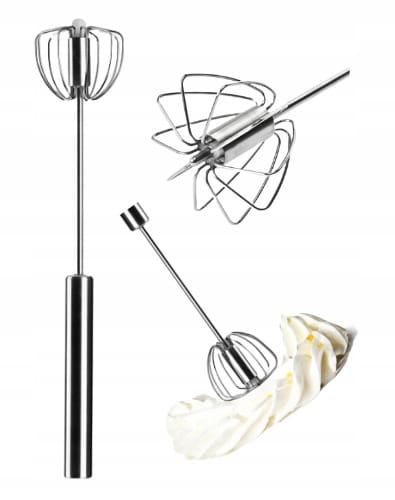Small Rotary Kitchen Whisk for Foam