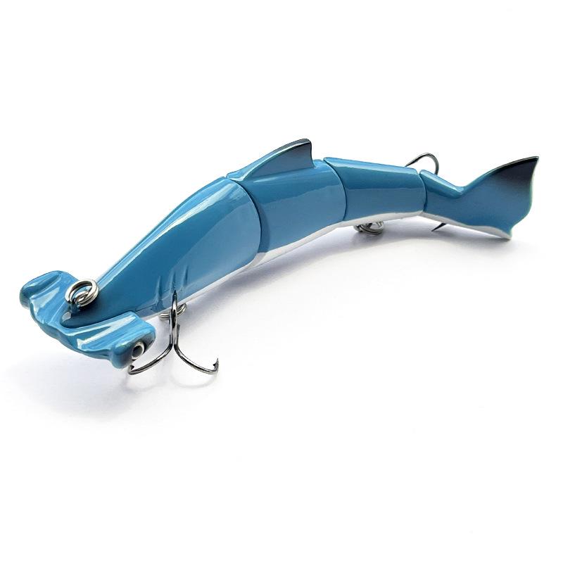36g Sinking Multi-Jointed Hammerhead Shark Fish Lure - Artificial Hard Bait for Fishing