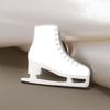  Enamel Roller Skates Brooches Stainless Steel Drop Oil Ice Shoe Lapel Pins Skating Enthusiasts Jewelry Gift Wholesale
