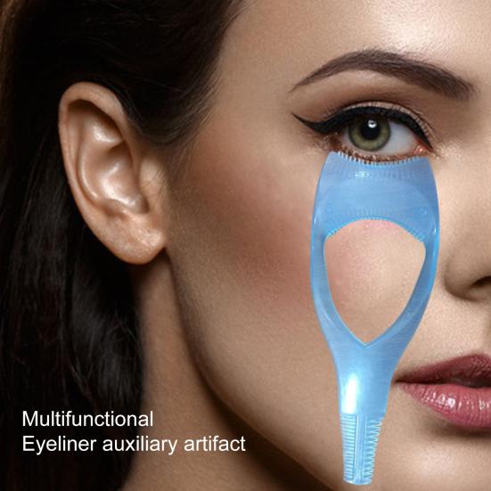 10 ks Mascara Lash Guard Set Curved Comb Design Aplikátor maskary Shield 3 v 1 Snadno použitelný nástroj na aplikování řas pro dokonalý make-up