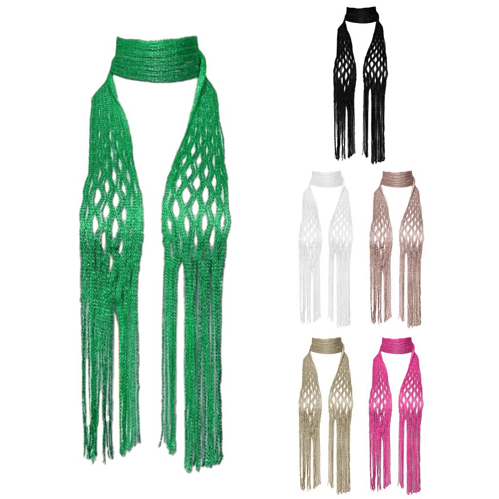 Knit Scarf for Women Long Skinny Belt Necktie Neck Scarf Girls Photo Props Long Neckerchief Skinny Scarf Necktie