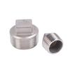 1/8" 1/4" 3/8" 1/2" 3/4" 1" 1-1/4" 1-1/2" 2" BSPT Mannelijk 304 Roestvrij Staal Vierkant Verzonken Eindstop Pijp Fitting