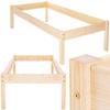Single Bed - Springos - Bed Frame - Height 55 Cm - Coniferous Wood - 90 X 200 Cm