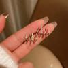 Fashion Rhinestone Decor Ear Cuff Earring for Woman Ear 2024 Summer New Arrival Christmas Jewelry Gift Birthday Wedding Jewelry
