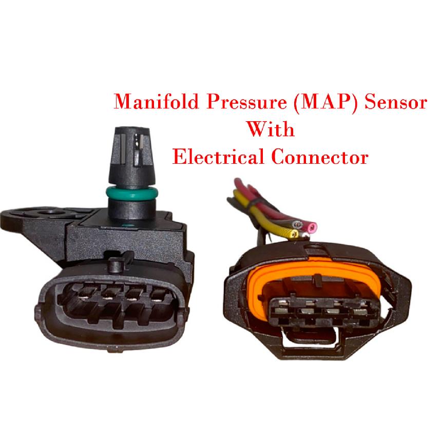 Manifold Absolute Pressure  Map Sensor W/Connector  Fits Alf Romer Porsche GM