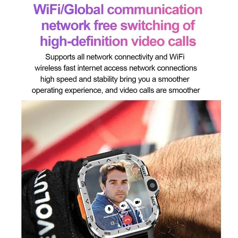 Valdus PGD Android Smart Watch Men GPS 16G/64G ROM Storage HD Dual Camera NFC Long Standby 2G 4G SIM Card WIFI Wireless Fast Internet Access