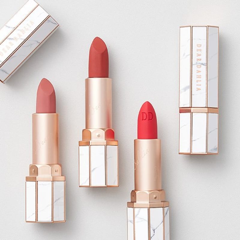 Dear dahlia Lip Paradise Effortless Matte Lipstick 3.2g 6 Types (NEW Color Added, Choose 1)