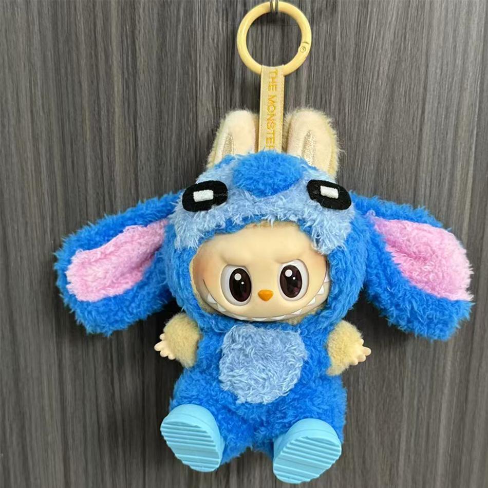 Anime 15-17cm Labubu Kleidung Beliebte Neue Produkte Mode Klettverschluss 17cm Puppe Süßes Kleid Lässiges Set Rock Plüschtier Kleidung