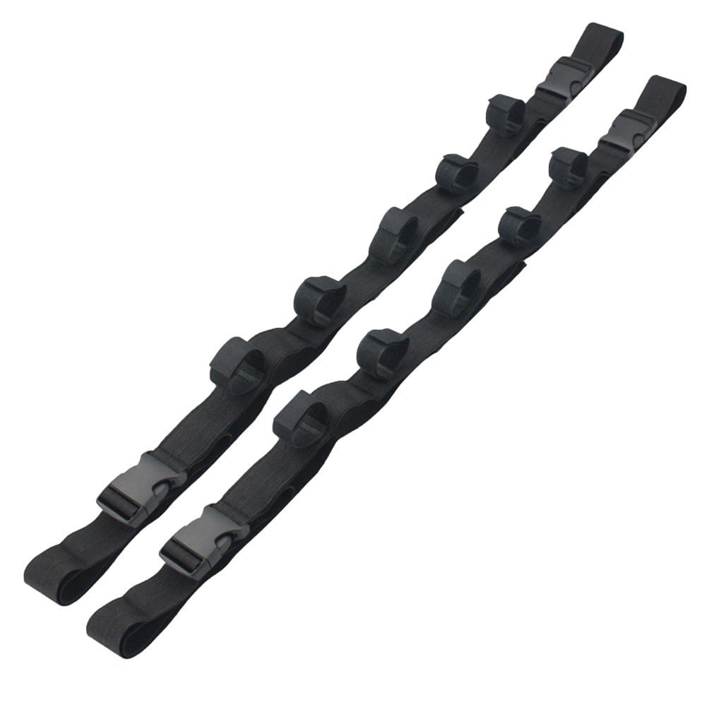 2 Pack Vehicle Fishing Rod Holder For Car, Fishing Rod Carrier With Magic Sticker, Heavy Duty Adjustable Fishing Pole Strap For Turcks SUVs Wagons black #1