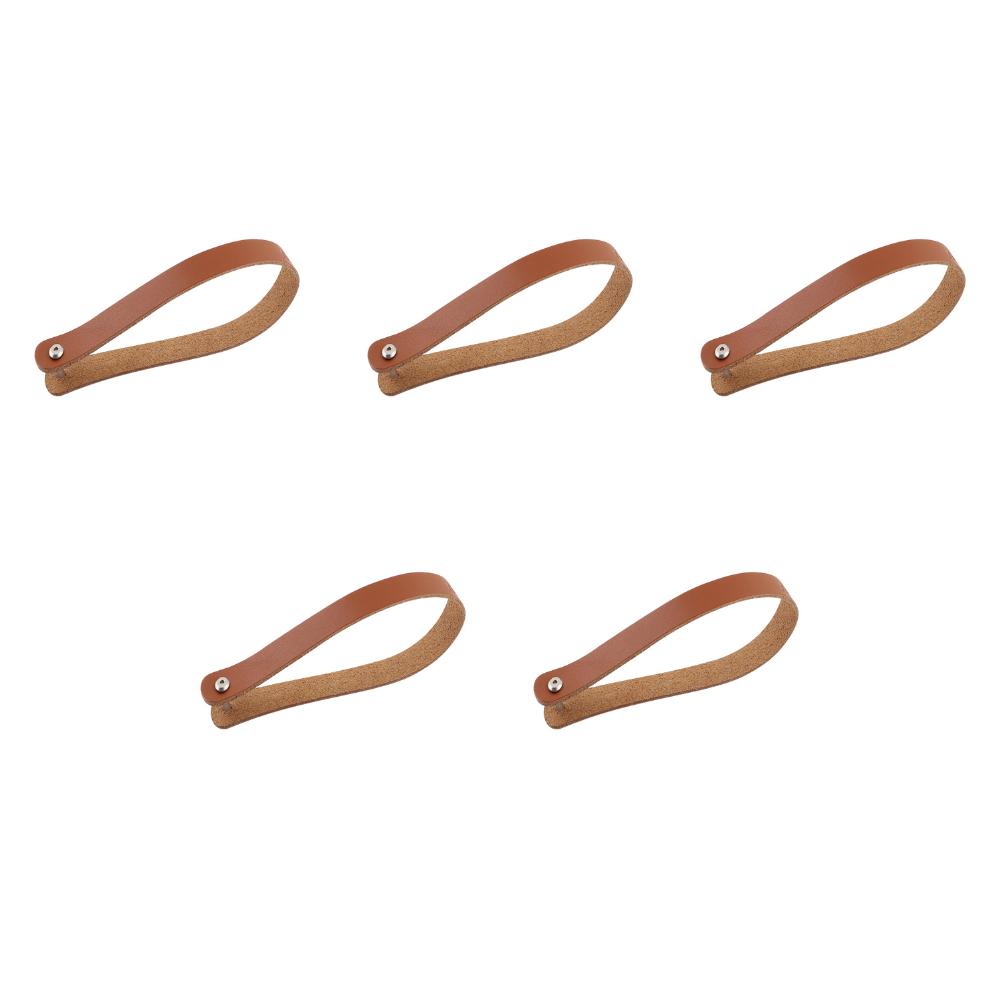 2-10 Pcs Bike Quick Release Handle Belt Quick Release Rope Folding Leather Pull Bike Carrier for Brompton Bicycle Accessories