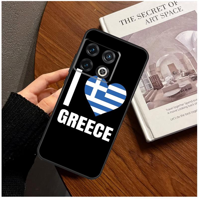 Greece Greek Flag Case For OnePlus 8 9 10 Pro 11 12 9R 10T 10R 12R OnePlus Nord 3 CE 2 Lite CE4 N10 N20 Cover