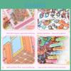 Artist Model Kit With 3d Miniature Scene Stickers For Diy Crafts And Gift Giving
