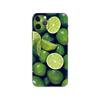 Green Fruit Cherry Lemon Phone Case for Iphone 5 5s 2020se 6 6s 7 8 Plus X 10 XR XS 11 12 13 Mini Pro MAX Black Tpu Back Cover
