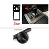 Fits 20 Jaguar XEL models: Carbon Fiber Console Gear Stickers for Color Change