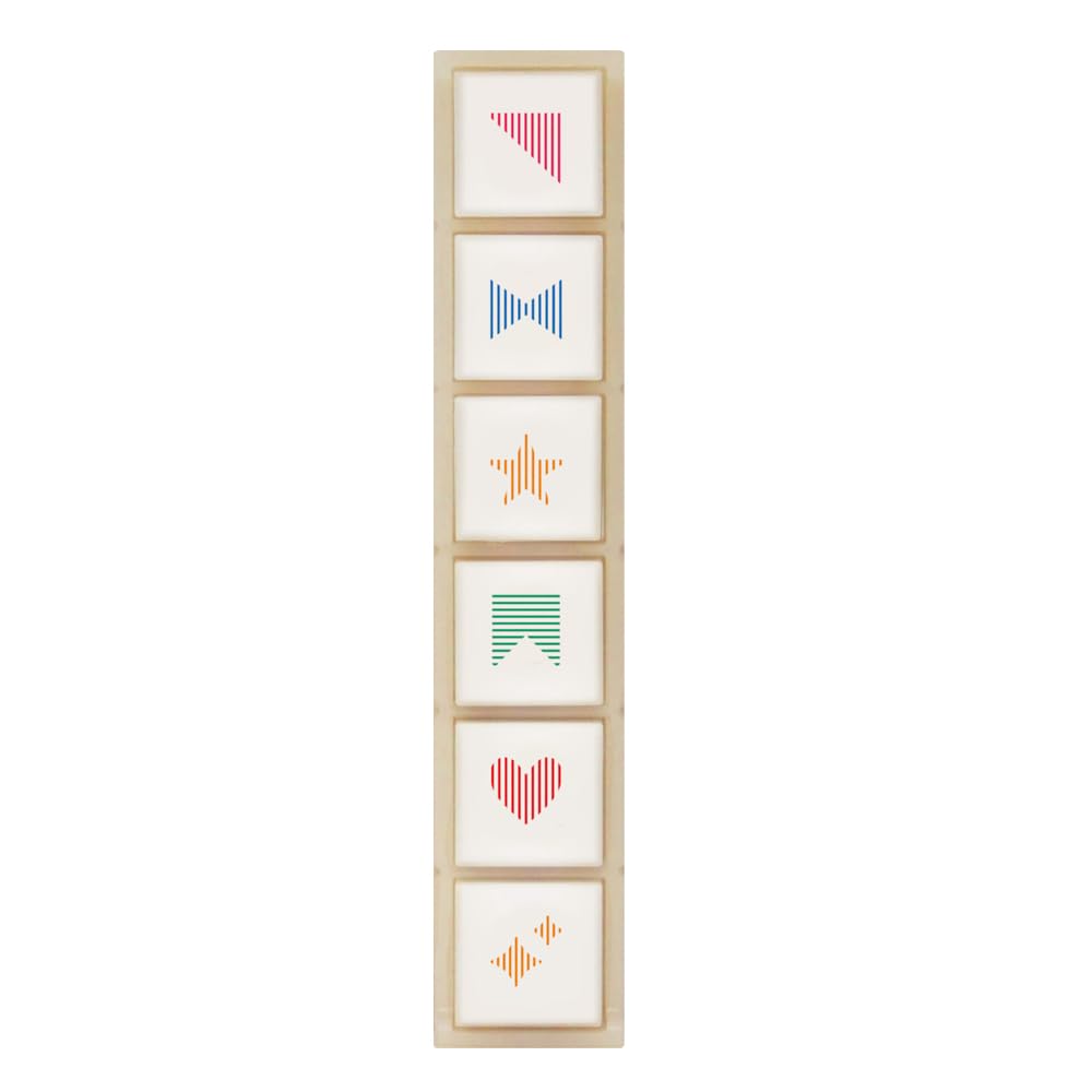 Kodomo no Kao Pochitto Stripe Stamp, Six, Mark, 1800-019