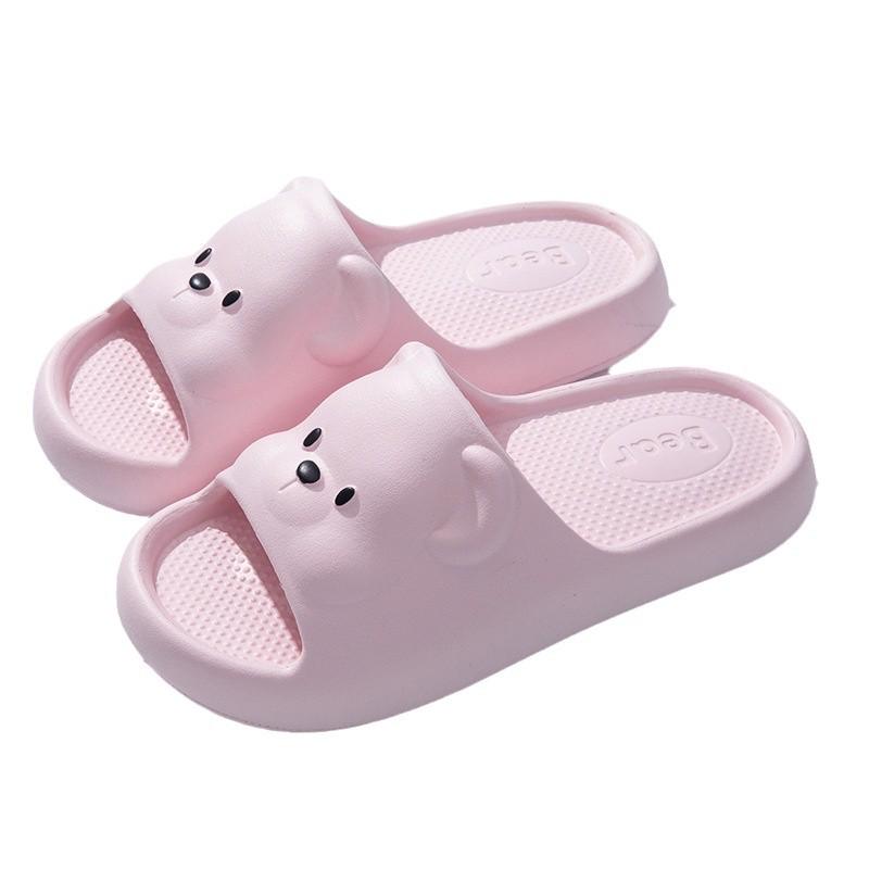 Kids' Summer Cartoon Sandals, Family Set for Boys & Girls, Indoor Odorless Bath Footwear