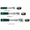 72-Tooth Ratchet Wrench Set, Chrome Vanadium Steel, Automatic Two-Way Mechanism, Stretchable, Ergonomic Grip, with Quick Socket