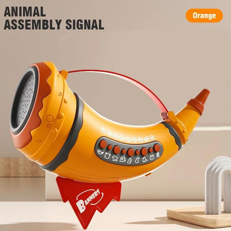 Non-Toxic 30 Animal Sound Electric Whistle Assembly Effects Simulation Calls Whistles Horn Toys Children Music Educational Toy Kids