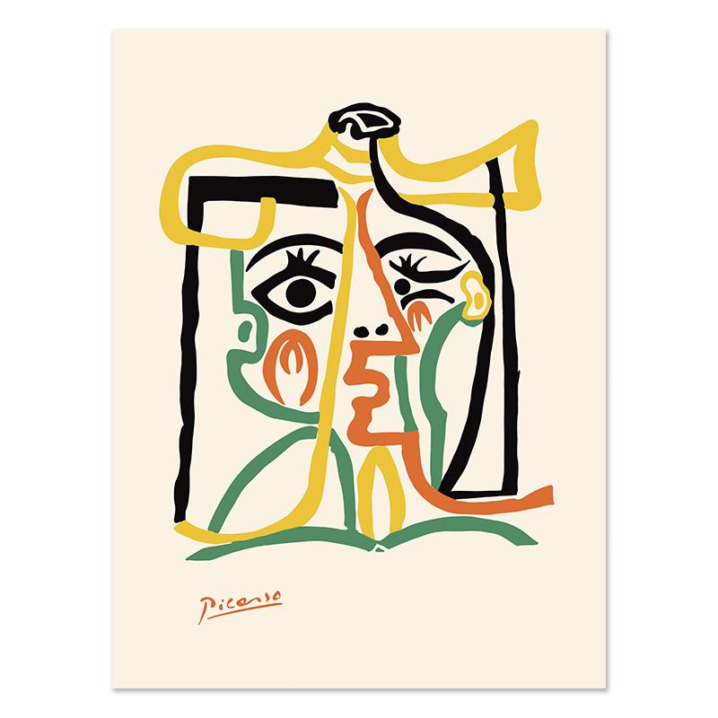 Van Gogh Matisse Picasso William Poster Drucke Raumdekoration Abstrakte Leinwandmalerei Blumenwandkunst für Wohnzimmer Wohnkultur