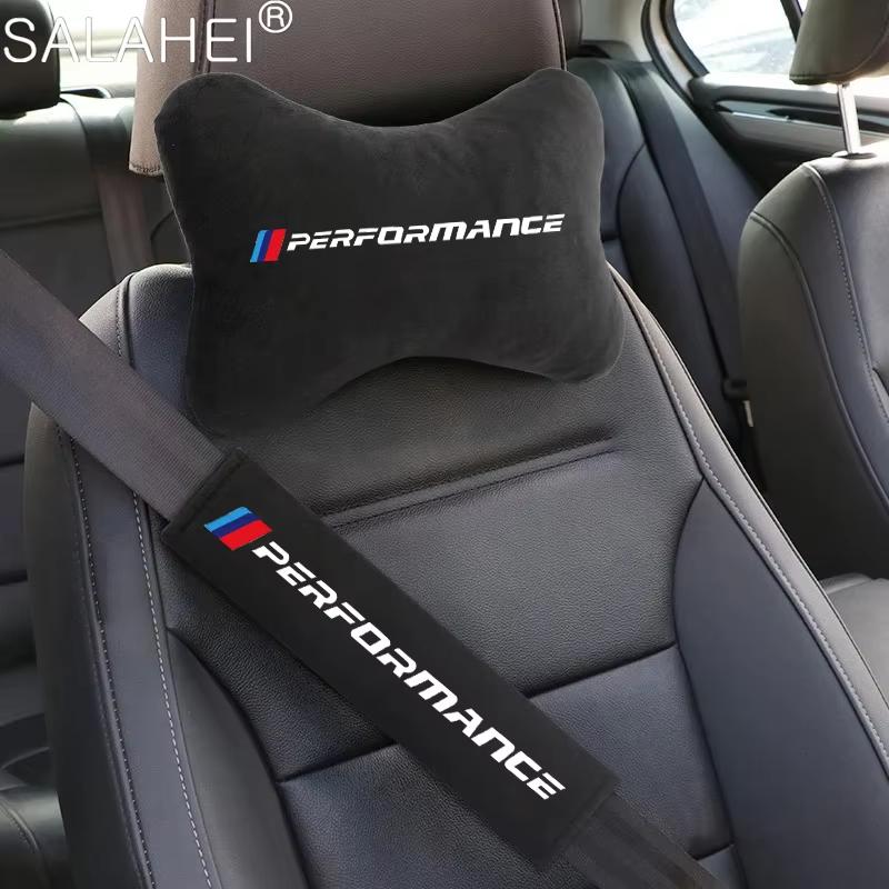 Cuscino per il Collo da Poggiatesta per Auto Spallaccio per Cintura di Sicurezza per BMW performance BMW M Power Performance M3 M5 X1 X3 X5 X6 x7 Accessori