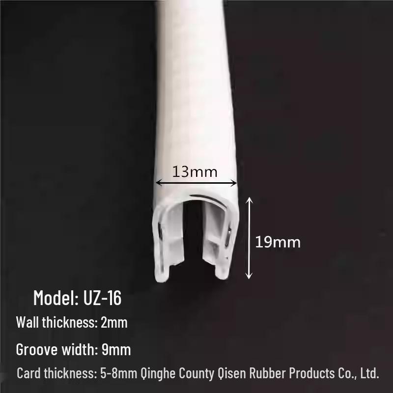 U-shaped Steel Composite Decorative Car Door Edge & Anti-Collision Rubber Strip