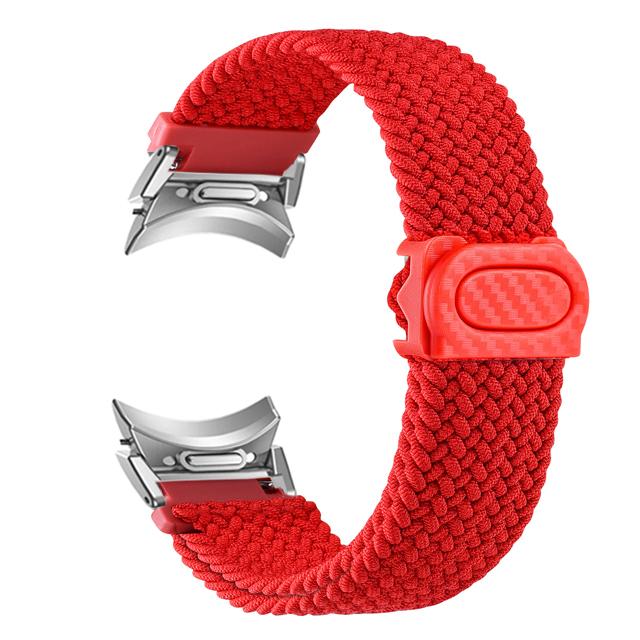 No Gaps Braided Band For Samsung Galaxy Watch 6 4 Classic/5 Pro/44mm 40mm 47mm 43mm Correa Nylon Bracelet Galaxy Watch 6 Strap
