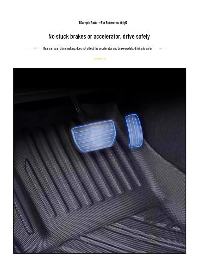 Waterproof, Eco-Friendly TPE Wear-Resistant Floor Mats for 2023-2025 Honda Civic Hatchback (RHD)