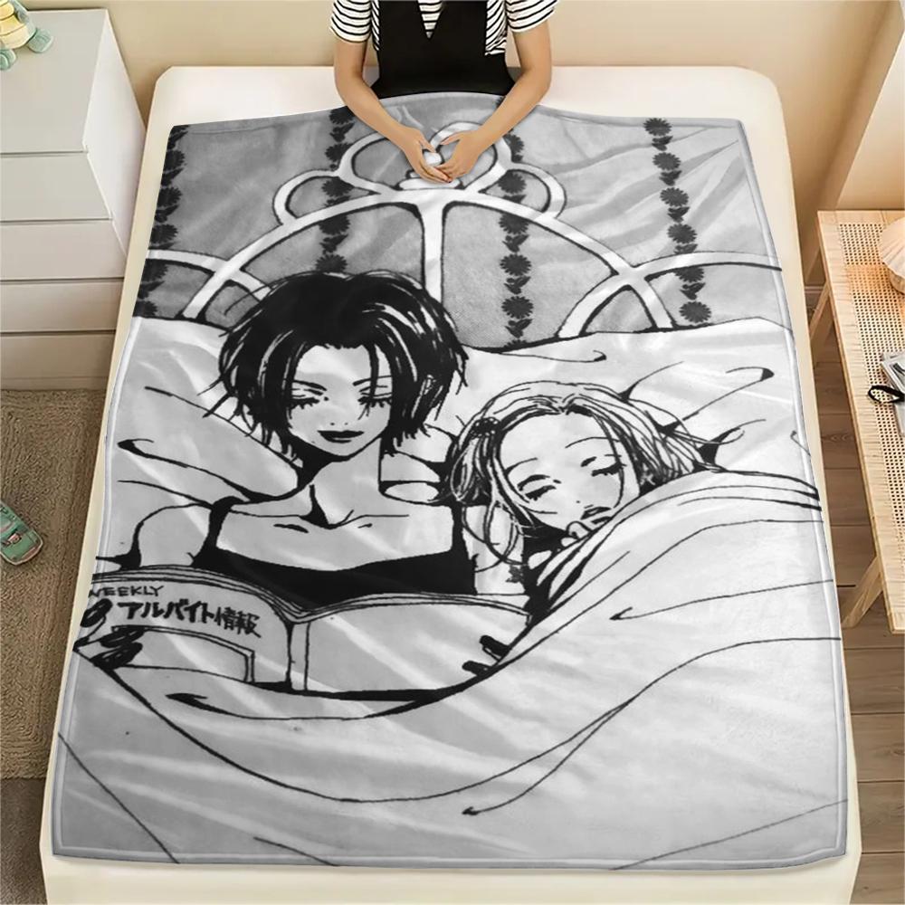 

1 шт. Фланелевое одеяло с принтом Нана, Высококачественное, Удобное для всех сезонов, Домашний декор, Тепло и комфорт, Идеально для рождественских подарков 95 80cm x 120cm