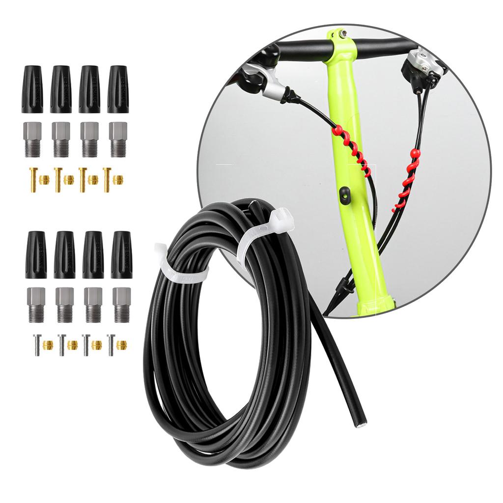 Bike Cable & Housing for Mountain Road Bike Bicycles Brake Hose Kits Bike Hydraulic Disc Brake Cable Housing Tubing Kits