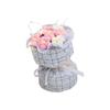 Knitted yarn simulation puff bouquet