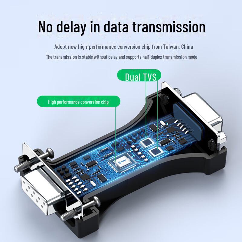 Biaz Industrial RS232 To RS485 Bi-Directional Serial Port Converter