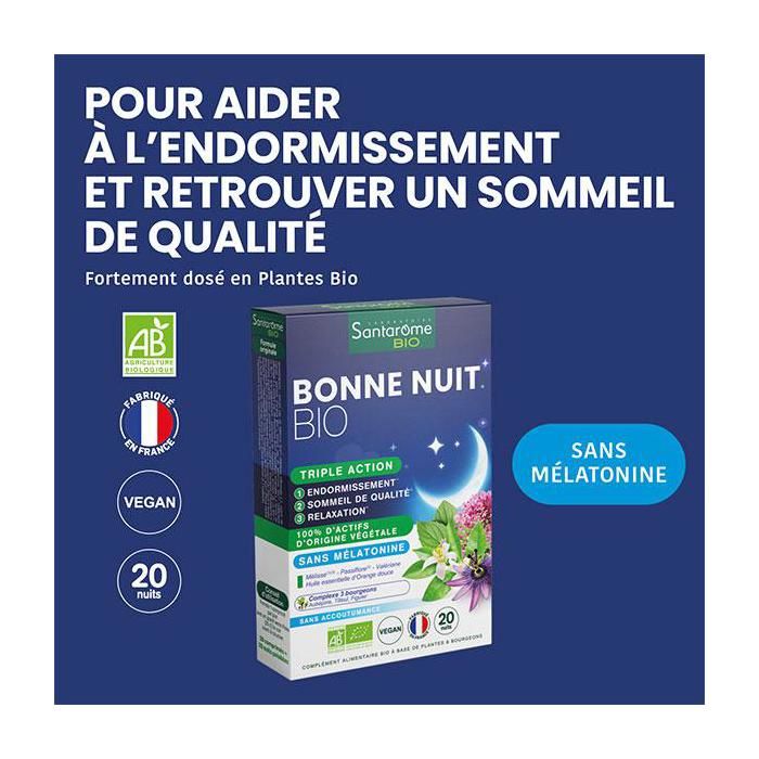 Santarome Bonne Nuit Bio Comprimés - 20 Comprimés