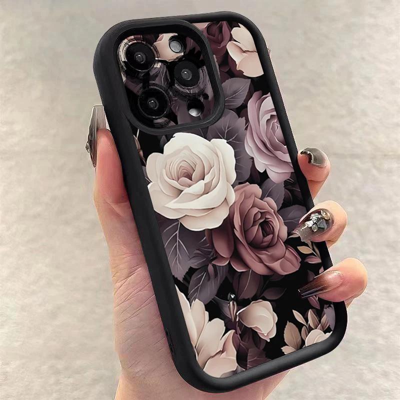 Case for Redmi Note 14 Cases Redmi 12 13 Case Floral Thickened Phone Case for Xiaomi Redmi Note 12 Pro Plus 12S 11 13C 14C Cover
