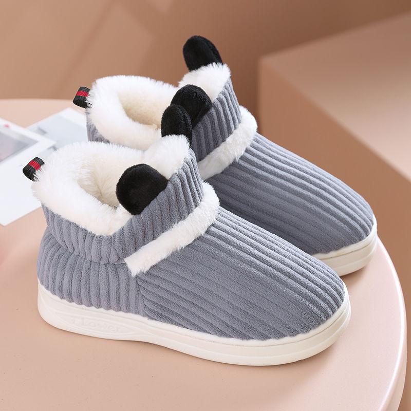 

Хлопковые тапочки для девочек зимние детские сумки среднего и большого размера и хлопковые ботинки с высоким верхом для мальчиков и девочек зимняя домашняя обувь нескользящая unk 42-43 suitable for 40-41 feet unk