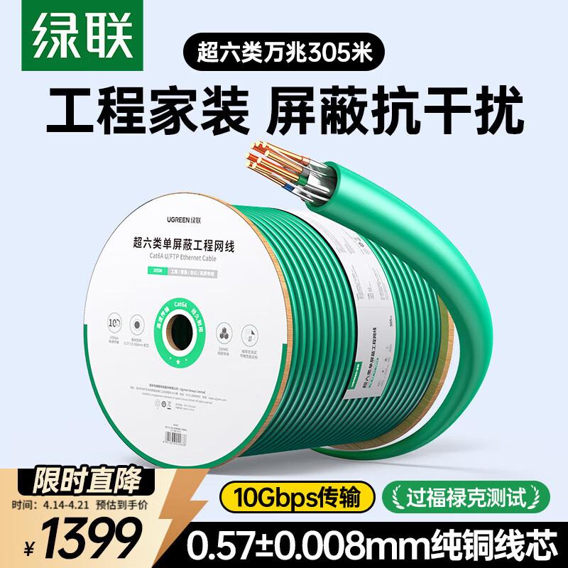 

UGREEN Cat6A Shielded Ethernet Cable