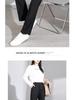 Spring 2024 Women's High-Waisted Slimming Loose Wide-Leg Suit Pants