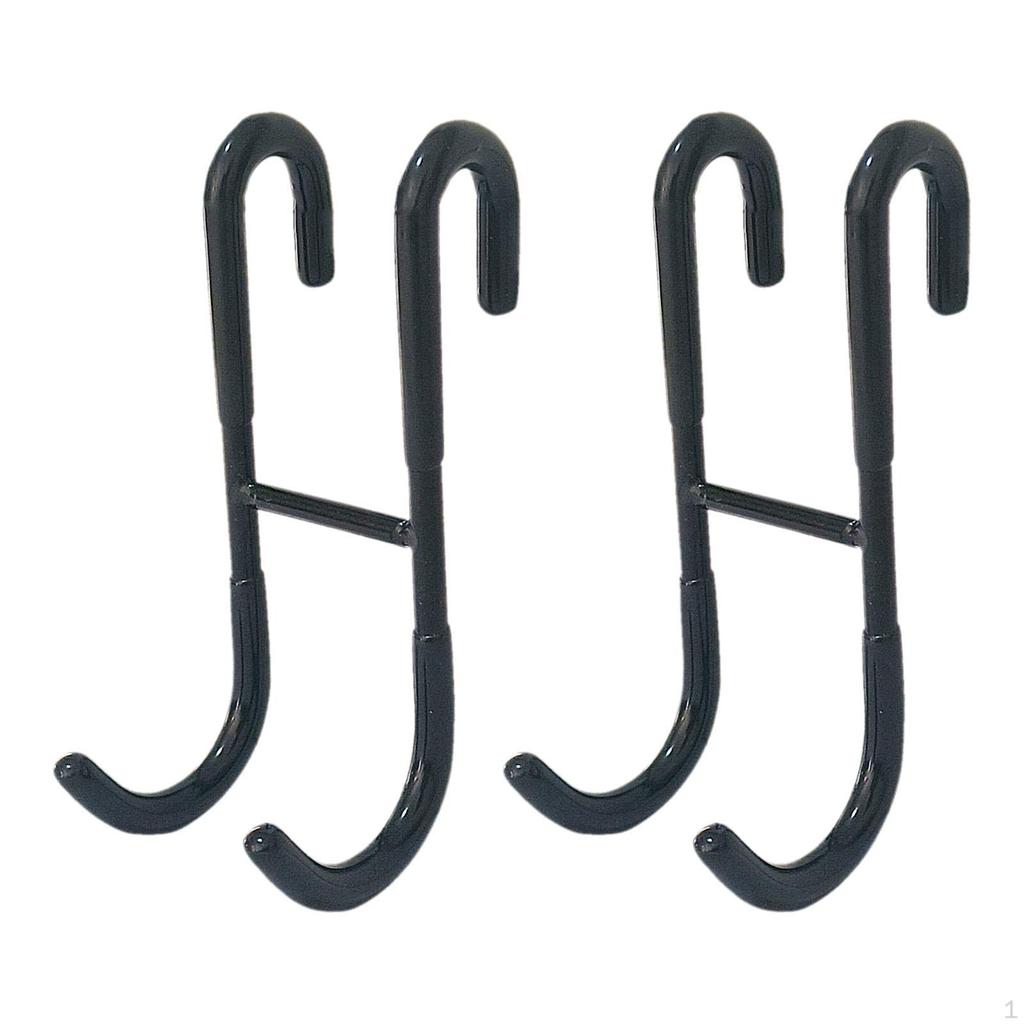 2 Hooks Over The Door, Holder for Towels And Coat Rack In Entrance Area