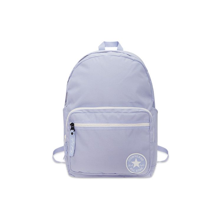 

Converse Go 2 Student Trend Polyester Backpack Unisex backpack Light-Blue Purple 10023004-A04 Light Blue Purple