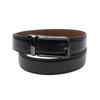 [VITAFELICE] Vita Felice Genuine Leather Holeless Auto-Lock Belt for Men Nsz-30296n (Black Nickel)