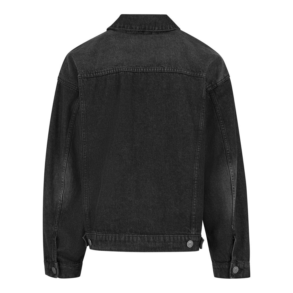 Build Your Brand Men's Boxy Denim Jacket