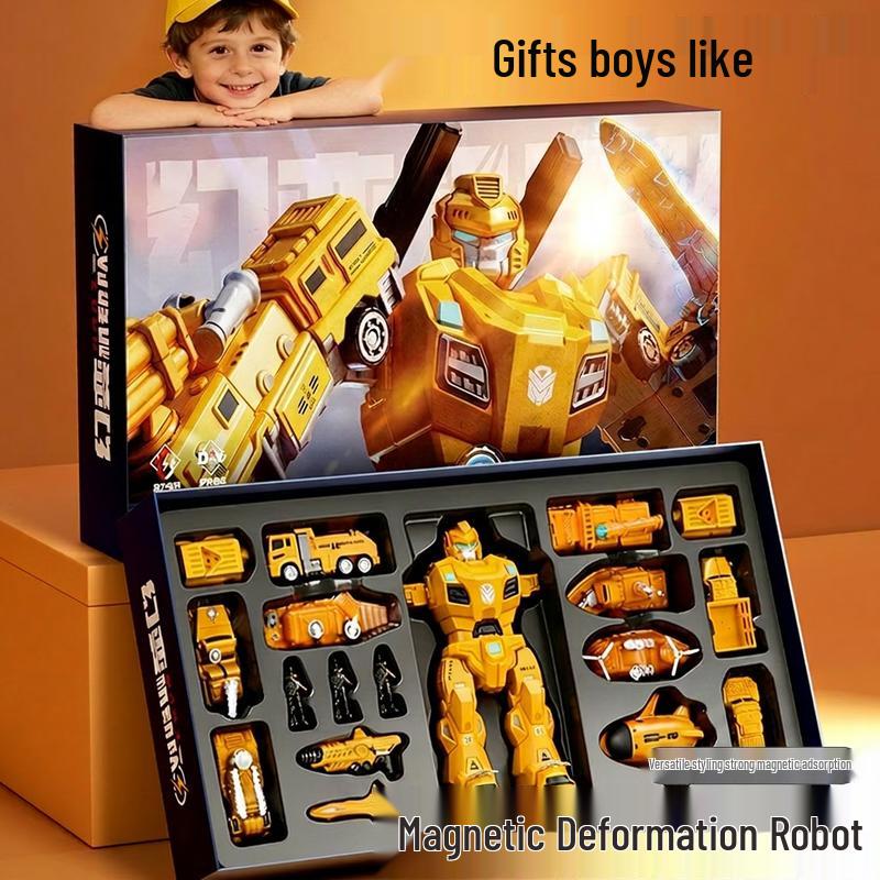 Soumade Magnetic Robot Building Toy